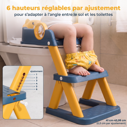 Marchepied de toilettes pliable