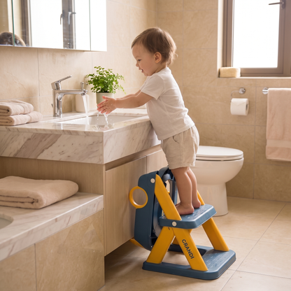 Marchepied de toilettes pliable