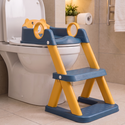 Marchepied de toilettes pliable