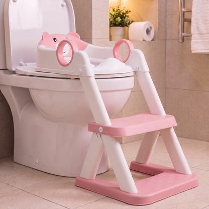 Marchepied de toilettes pliable