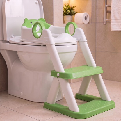 Marchepied de toilettes pliable