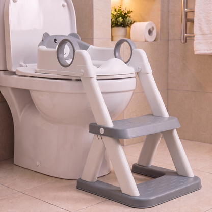 Marchepied de toilettes pliable